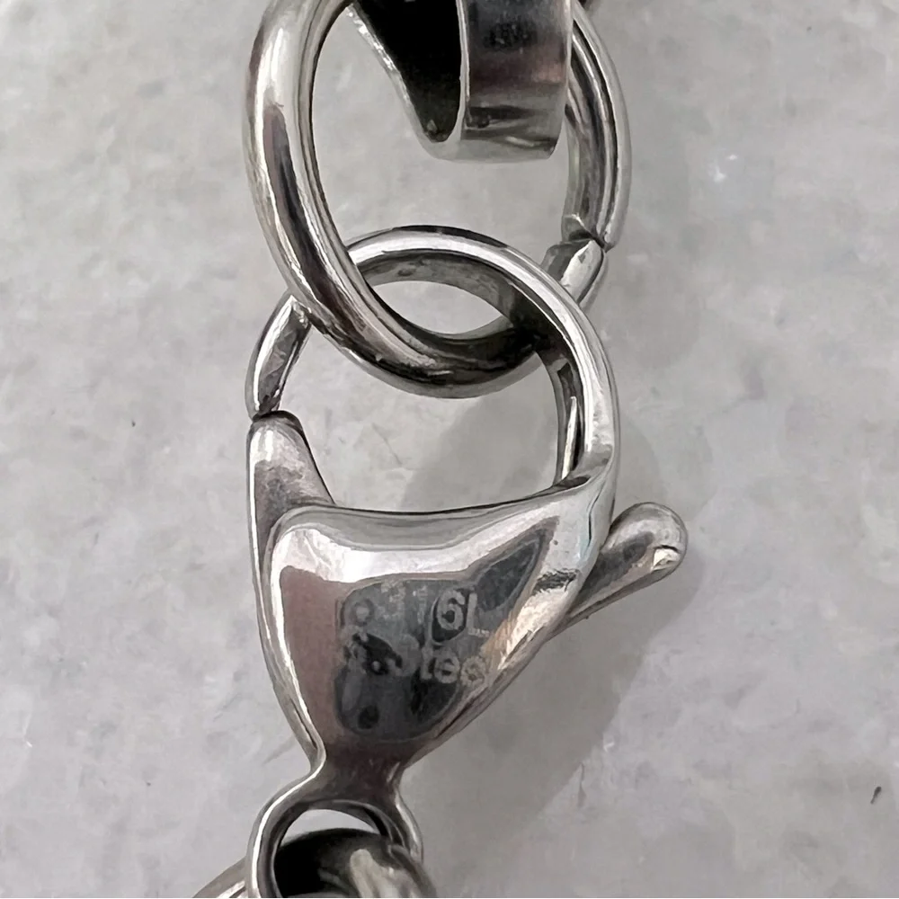 Men’s 6mm 24” Stainless Steel Twisted Link Chain
